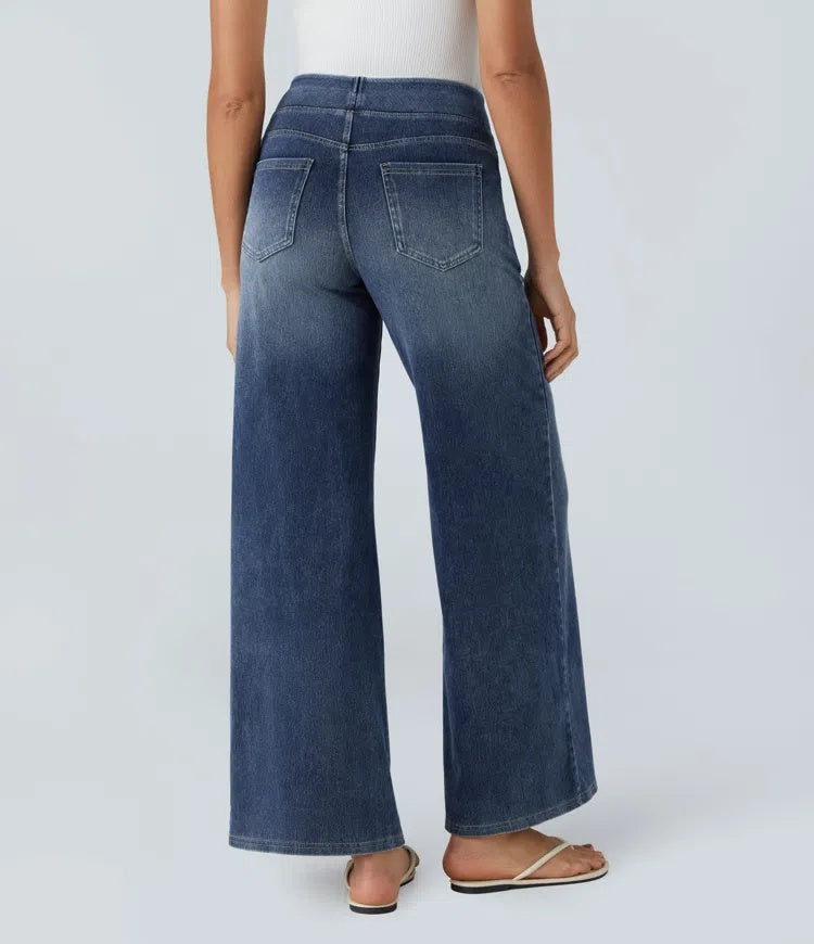 Josephine™ | Vaqueros de pierna ancha y tiro alto