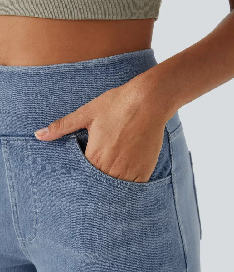 Josephine™ | Vaqueros de pierna ancha y tiro alto