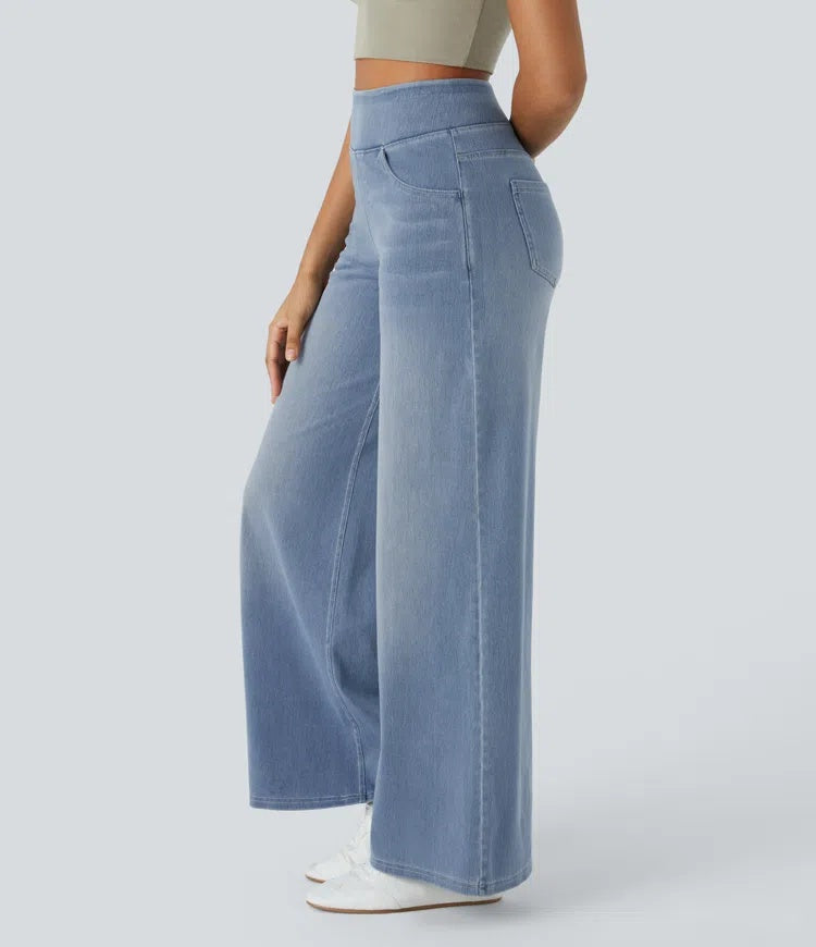 Josephine™ | Vaqueros de pierna ancha y tiro alto
