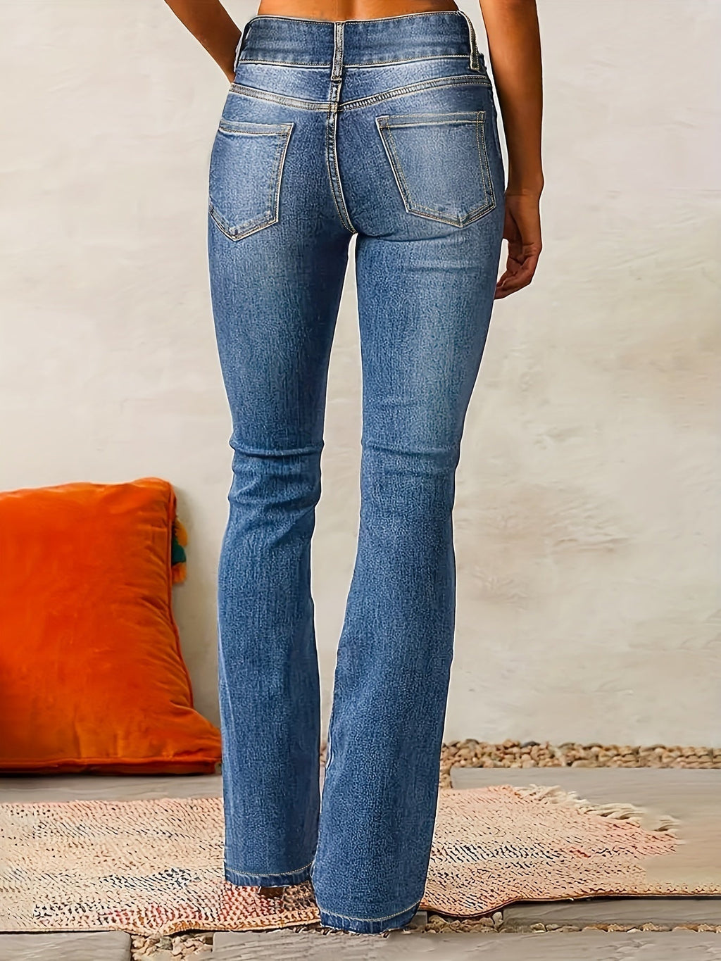 Kayla™ | Vaqueros flare de tiro alto