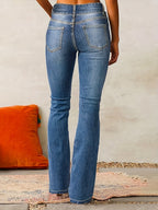 Kayla™ | Vaqueros flare de tiro alto