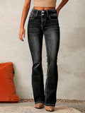 Kayla™ | Vaqueros flare de tiro alto