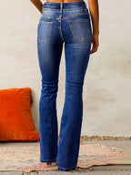 Kayla™ | Vaqueros flare de tiro alto