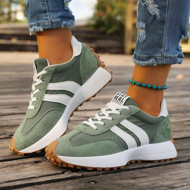 Colette™ | Zapatillas retro de running con suela chunky