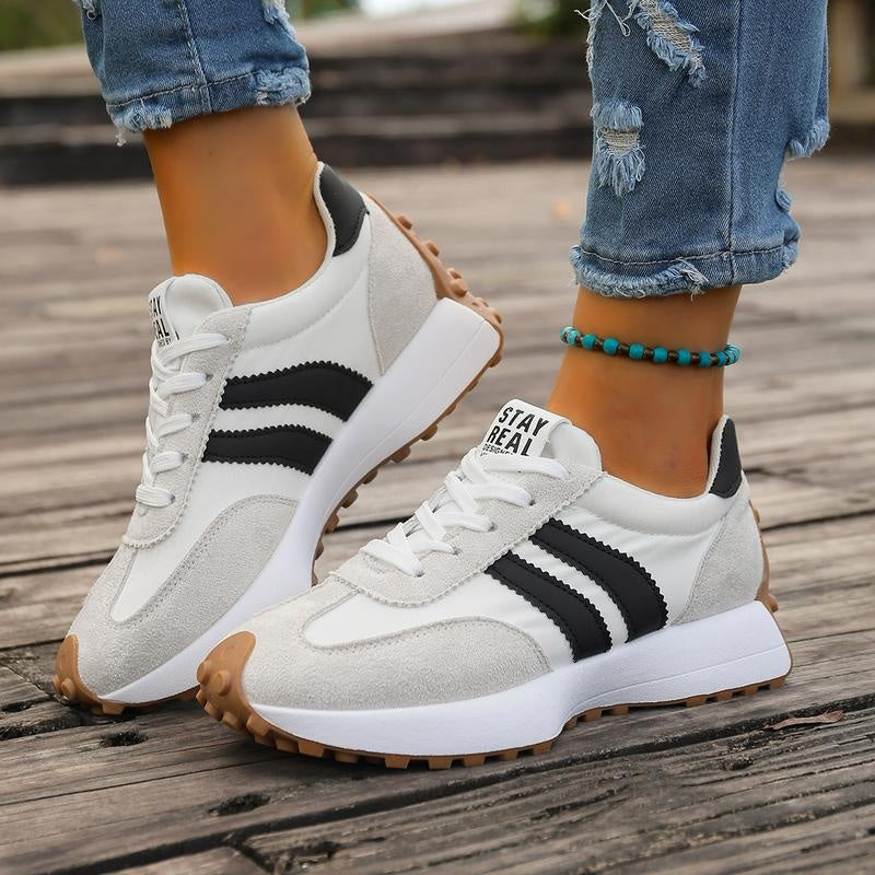 Colette™ | Zapatillas retro de running con suela chunky