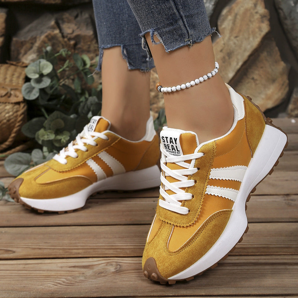 Colette™ | Zapatillas retro de running con suela chunky
