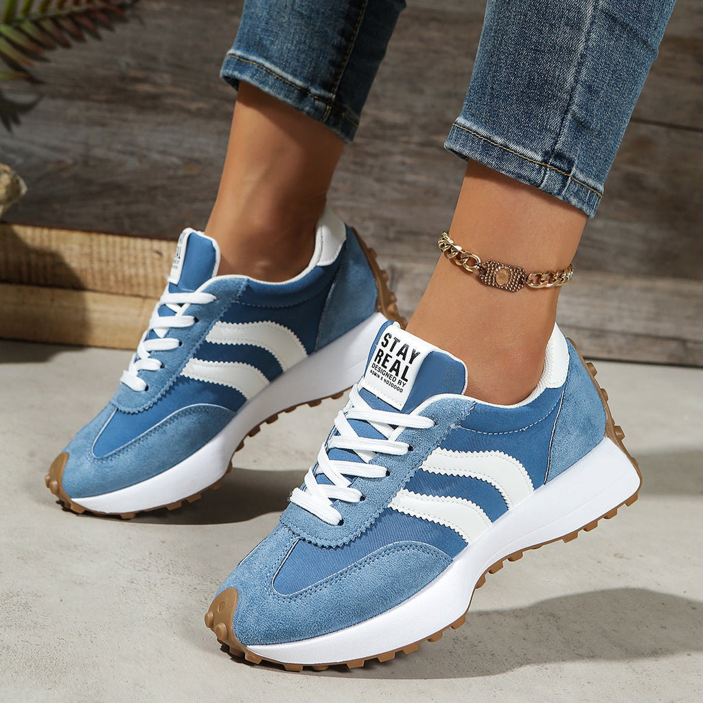 Colette™ | Zapatillas retro de running con suela chunky