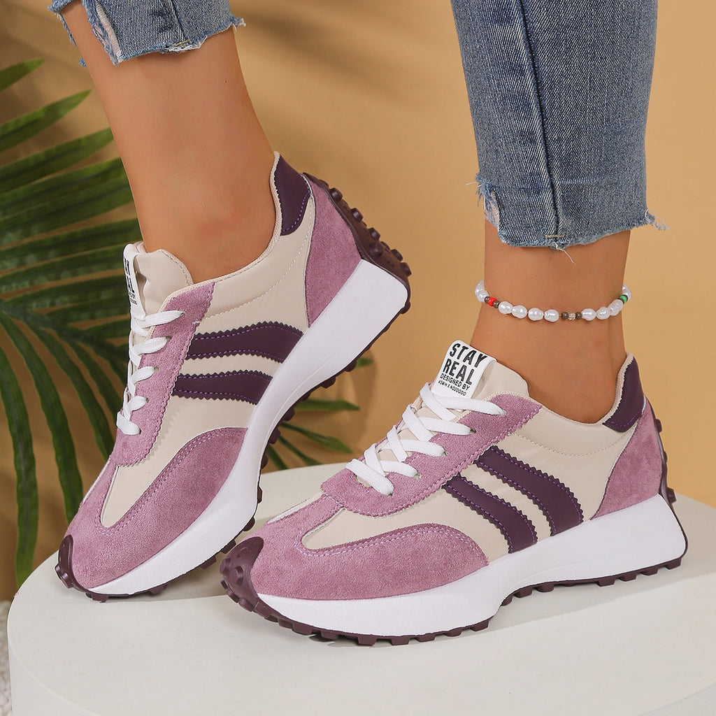Colette™ | Zapatillas retro de running con suela chunky