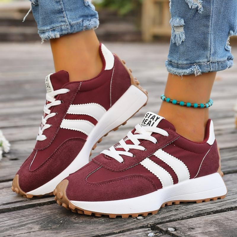 Colette™ | Zapatillas retro de running con suela chunky