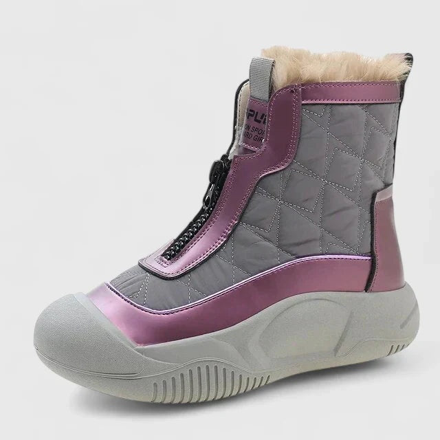 Cassidy™ | Botas impermeables forradas con cremallera delantera