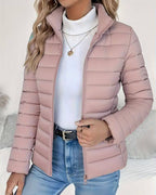 Rebecca™ | Chaqueta acolchada con cuello alto y cremallera