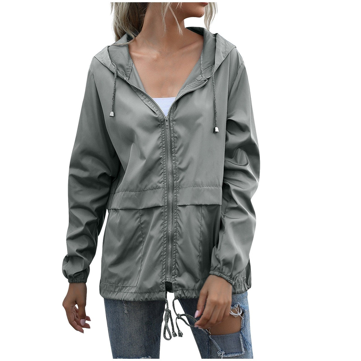 Sophie™ | Chubasquero ligero con capucha y cintura ajustable
