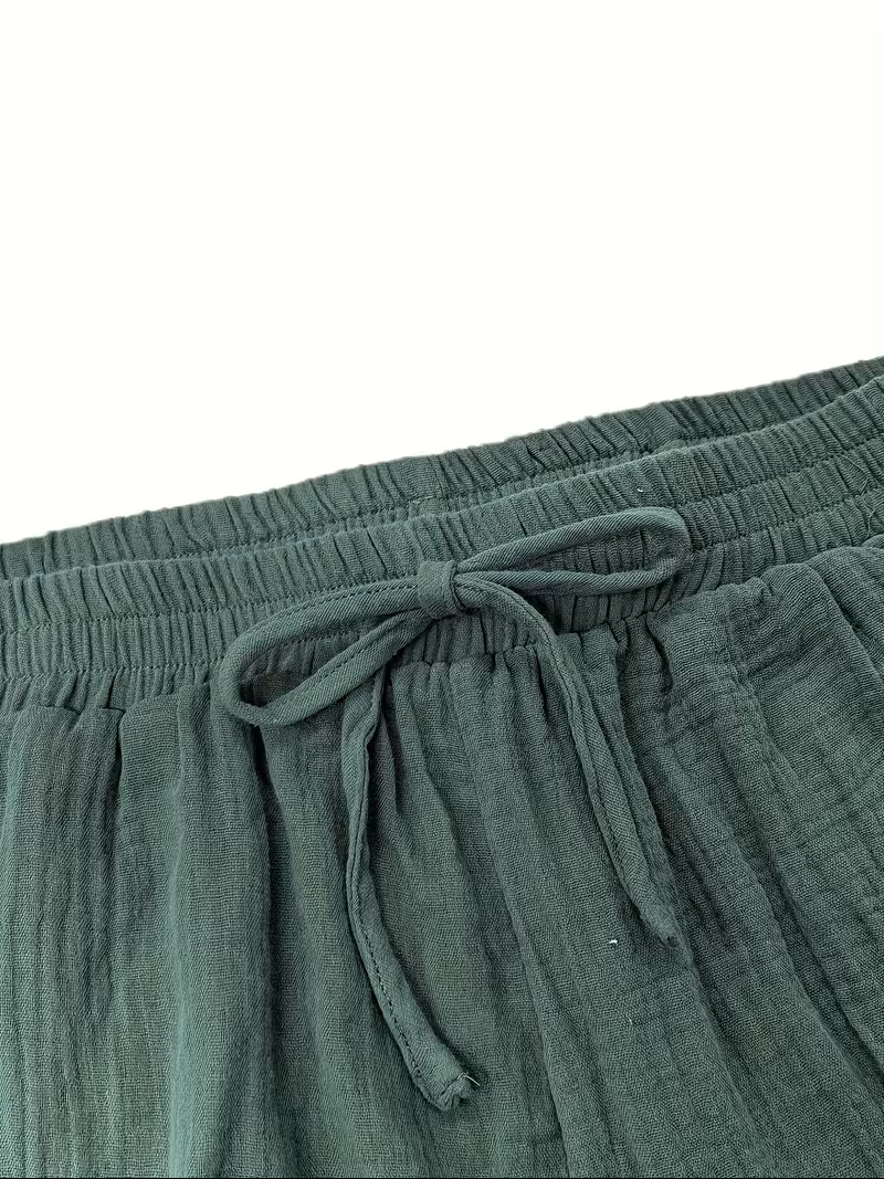 Bailey™ | Conjunto de muselina con camisa de manga larga y short