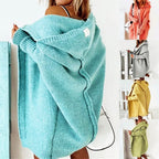 Gabriella™ | Jersey de punto oversize con capucha