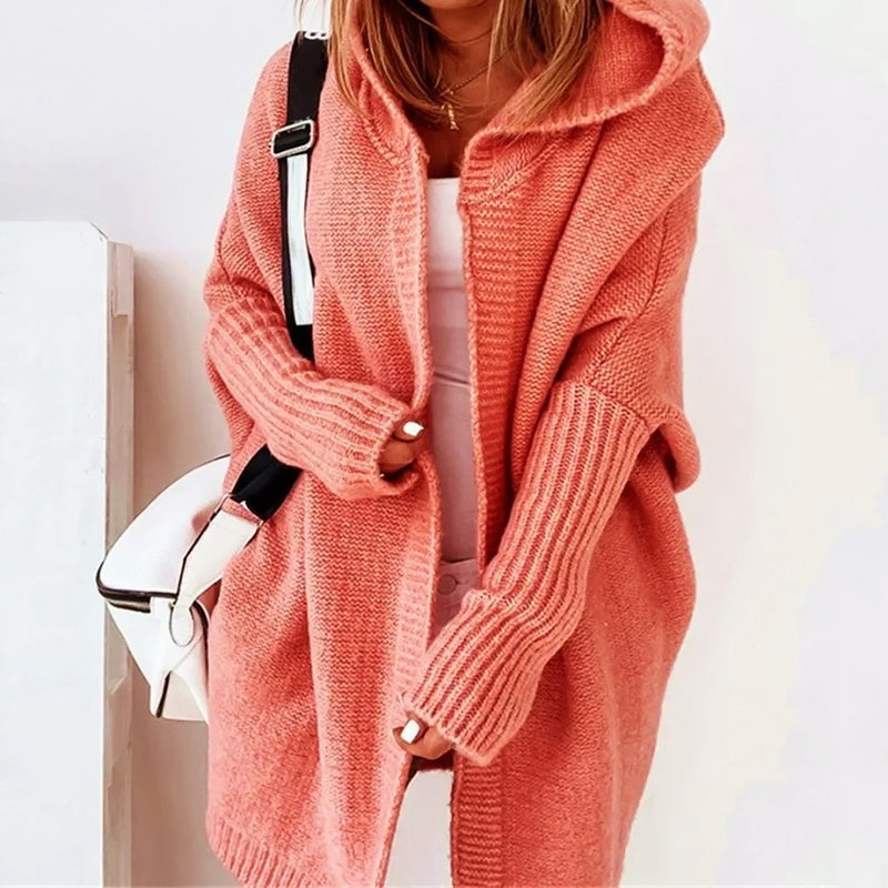 Gabriella™ | Jersey de punto oversize con capucha