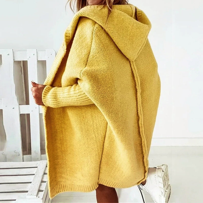 Gabriella™ | Jersey de punto oversize con capucha