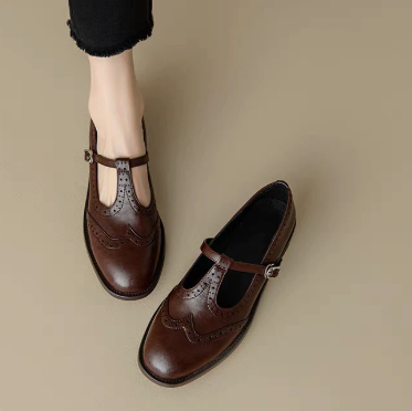 Callie™ | Zapatos Mary Jane con pulsera en T y punta redonda