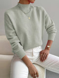 Shelby™ | Jersey oversize de punto con cuello alto