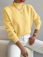Shelby™ | Jersey oversize de punto con cuello alto