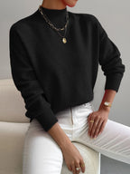 Shelby™ | Jersey oversize de punto con cuello alto