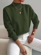 Shelby™ | Jersey oversize de punto con cuello alto