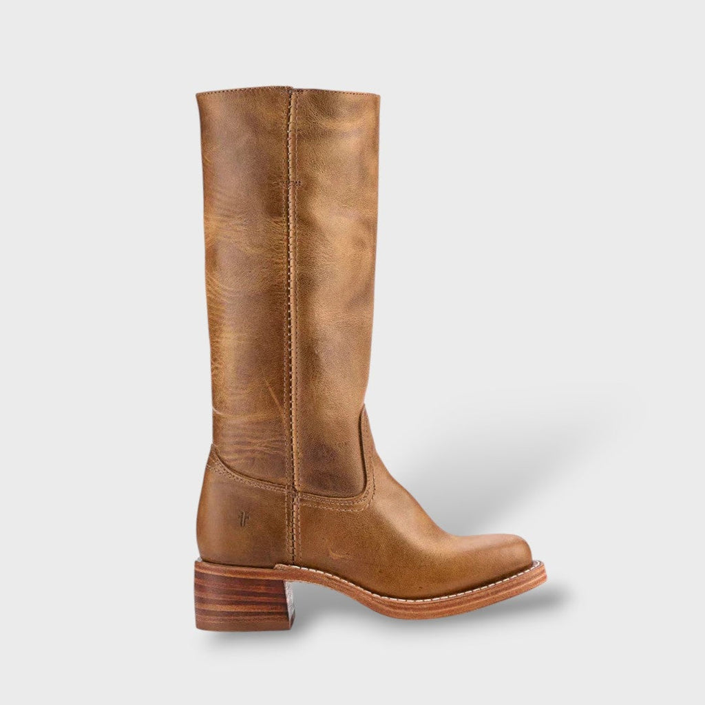 Gabriella™ | Botas camperas de piel hasta la rodilla