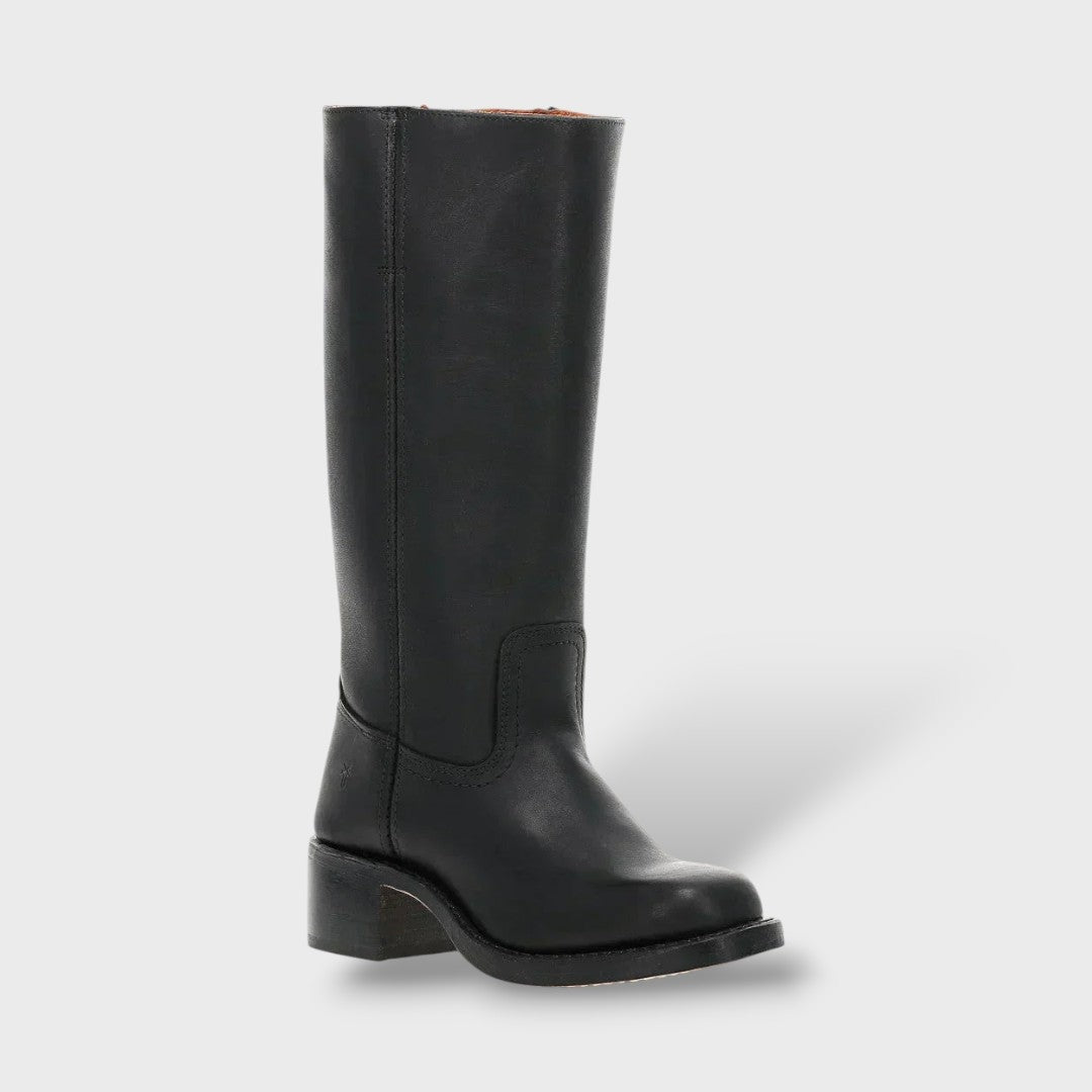 Gabriella™ | Botas camperas de piel hasta la rodilla