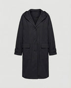 Luna™ | Gabardina larga impermeable con capucha y botones