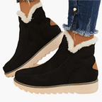 Amy™ | Botas de invierno planas de ante con forro cálido