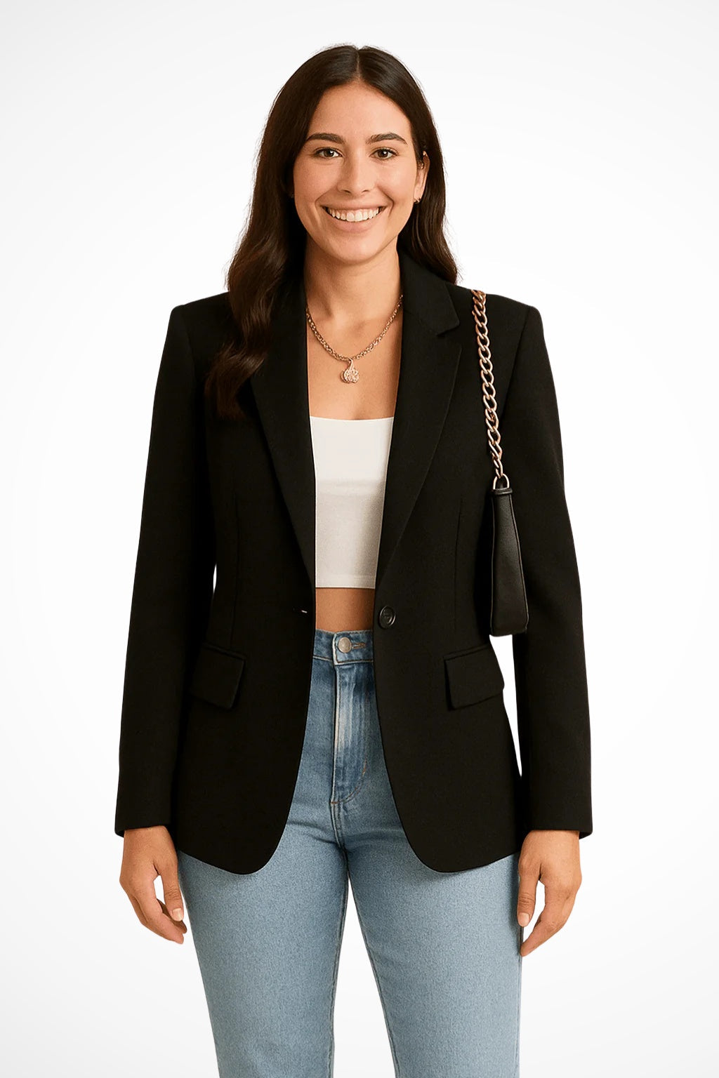 Daphne™ | Blazer de un botón con solapa