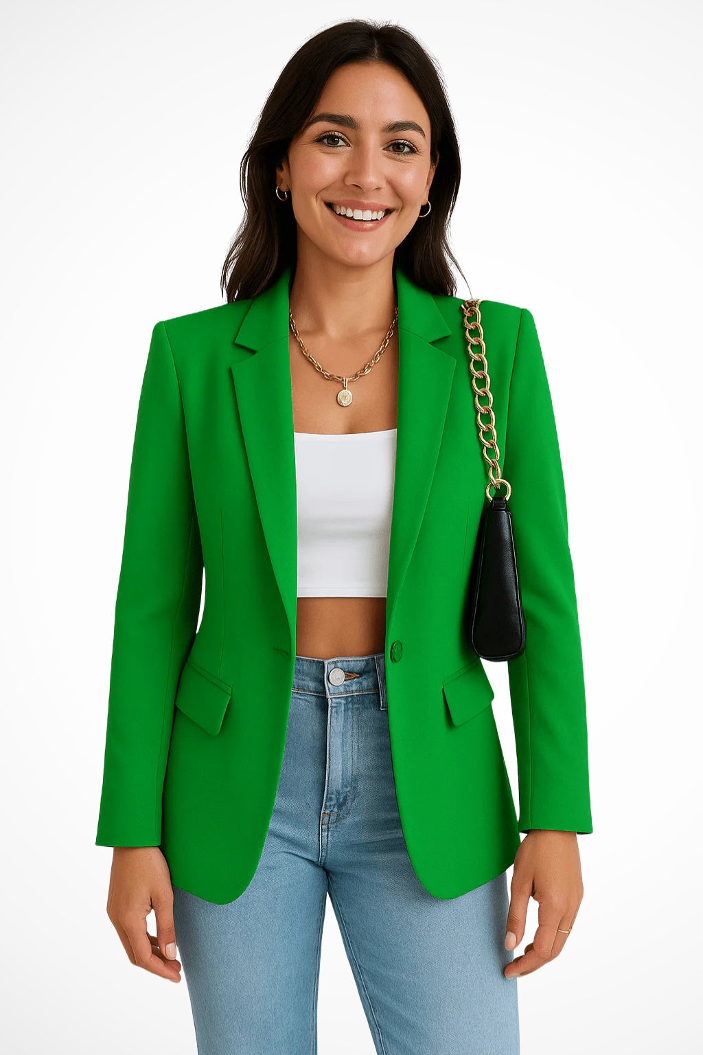 Daphne™ | Blazer de un botón con solapa
