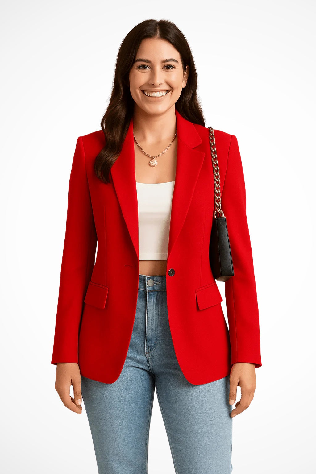 Daphne™ | Blazer de un botón con solapa