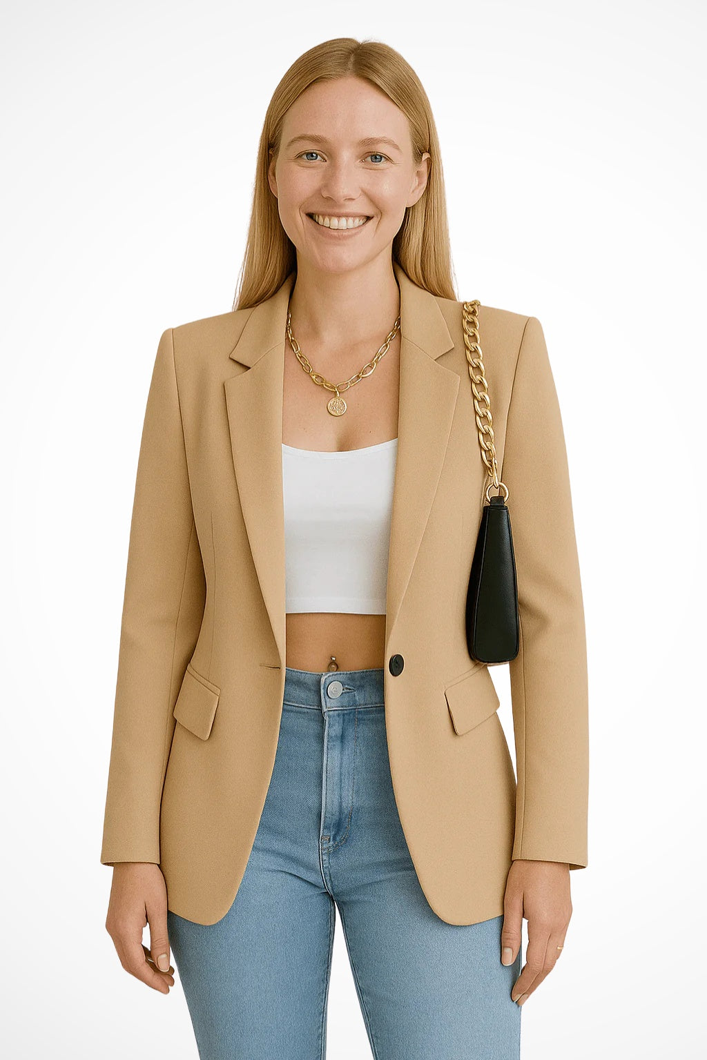Daphne™ | Blazer de un botón con solapa