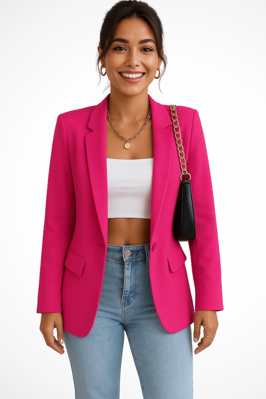 Daphne™ | Blazer de un botón con solapa