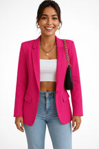Daphne™ | Blazer de un botón con solapa