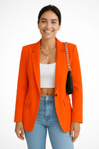 Daphne™ | Blazer de un botón con solapa