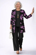 Audrey™ | Conjunto de tres piezas con estampado tropical