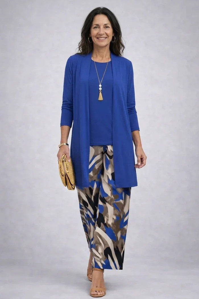 Audrey™ | Conjunto de tres piezas con estampado tropical