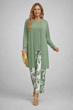 Audrey™ | Conjunto de tres piezas con estampado tropical