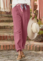 Natalia™ | Pantalón chino casual de mujer con bolsillos delanteros