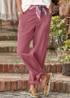 Natalia™ | Pantalón chino casual de mujer con bolsillos delanteros