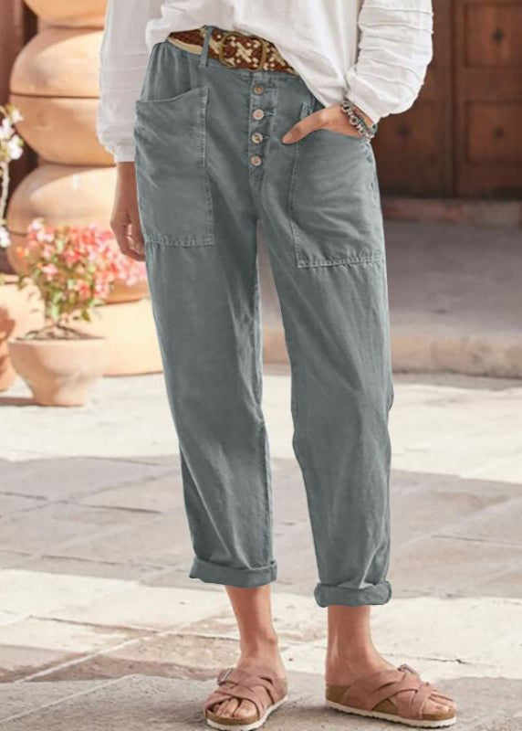 Natalia™ | Pantalón chino casual de mujer con bolsillos delanteros