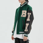 Ariana™ | Chaqueta varsity corta con parches bordados