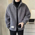 Kyle™ | Chaqueta de borreguito con capucha y cremallera