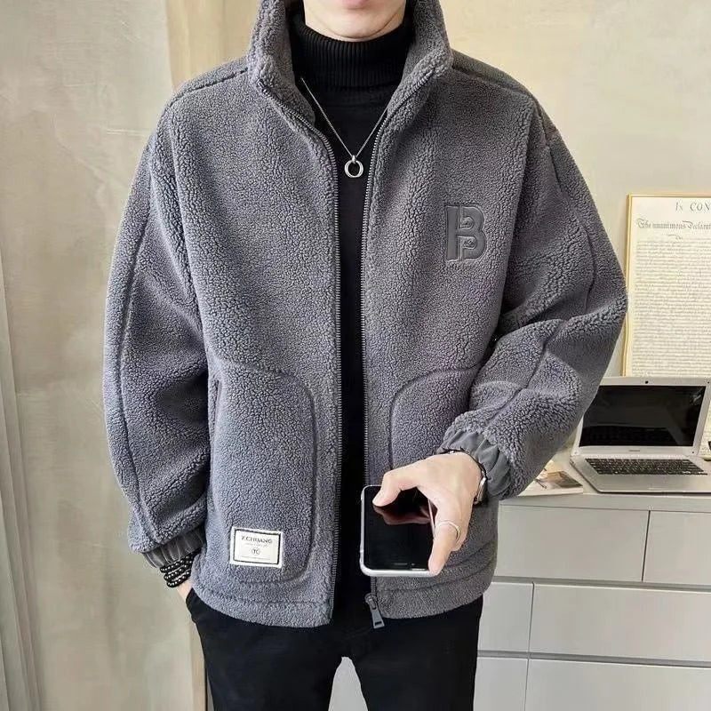 Kyle™ | Chaqueta de borreguito con capucha y cremallera