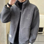 Kyle™ | Chaqueta de borreguito con capucha y cremallera