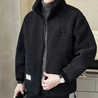 Kyle™ | Chaqueta de borreguito con capucha y cremallera