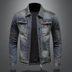 Desmond™ | Chaqueta vaquera vintage con doble cierre