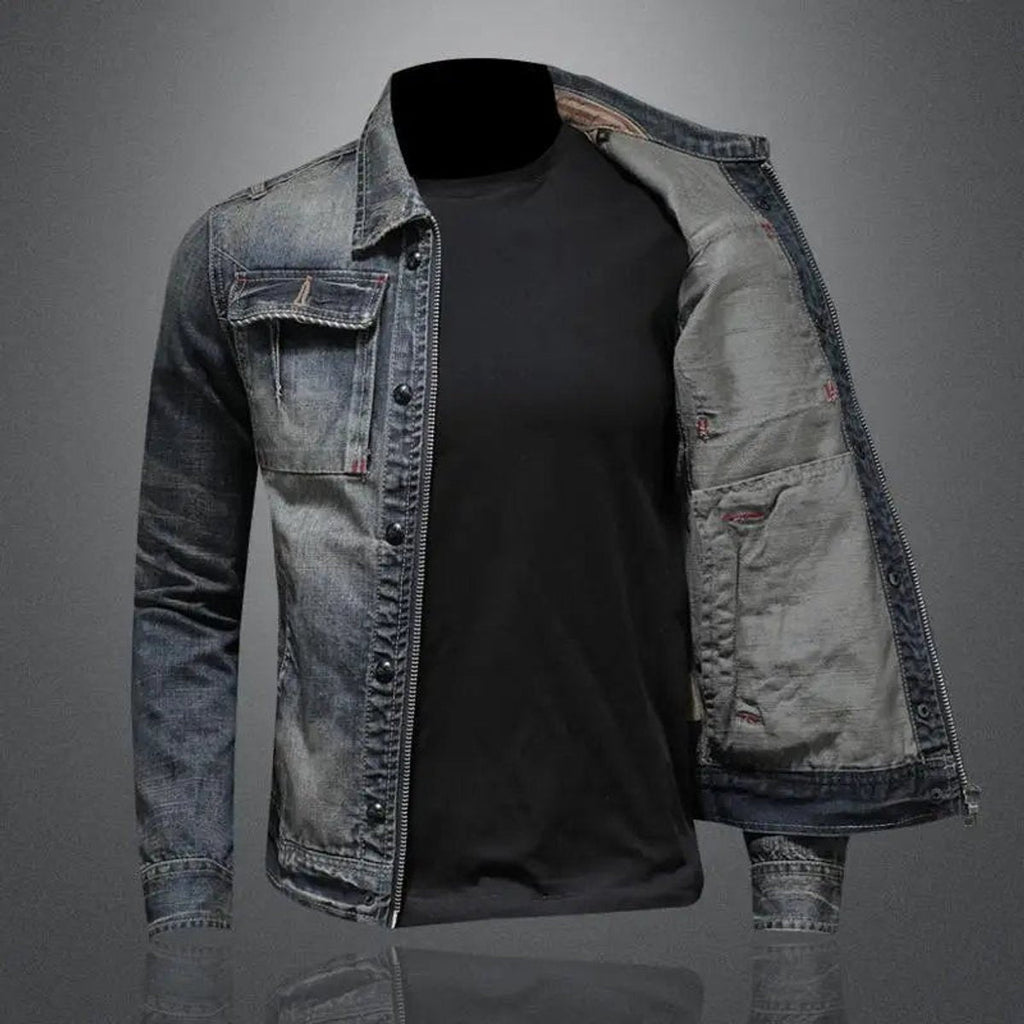 Desmond™ | Chaqueta vaquera vintage con doble cierre