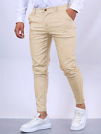 Noah™ | Pantalón chino slim fit de hombre con cintura elástica